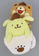 【中古】ぬいぐるみ カプチーニャン＆ポムポムプリン 優勝杯はたご屋 ぬいぐるみ（S） 「カプチーニャン×ポムポムプリン」