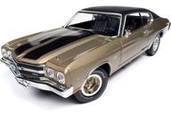 【中古】ミニカー 1/18 1970 シェビー シェベル SS(ゴールド×黒いこと) [AMM1332]