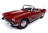 【中古】ミニカー 1/18 1962 シェビー コルベット ヘミングス マッスル(暗然たる赤いこと) [AMM1338]