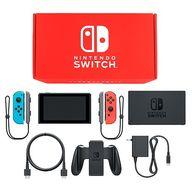 【中古】ニンテンドースイッチハード Nintendo Switch本体 カラーカスタマイズ /Joy-Con(L)ネオンブルー(R)ネオンレッド/Joy-Conストラップ(L/R)グレー