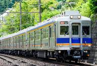 【中古】鉄道線路ひな型 1/150 南海電鉄6000系(付け届け塗色) 8両仕掛ける [10-2099]