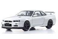 【新品】ミニカー 1/43 日産 地上地平 R34 GT-R V規格II(白いことパール) [KS03936W]