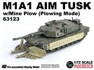 【新品】ミニカー 1/72 亜米利加M1A1エイブラムスAIM TUSK マイン唐鋤(動く流行り物) 偽装塗り付ける 切り上げる品 「ネオドラゴンアーマーシリーズ」 [DRR63123]