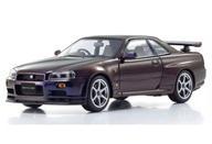 【中古】ミニカー 1/43 日産 地上地平 R34 GT-R V仕様(ミッドナイトパープル III) [KS03936P]