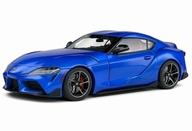 【中古】ミニカー 1/18 トヨタ GR スープラ 2021(青色) [S1809003] 乗り物のおもちゃ-おもちゃ-ミニカー・トイカー