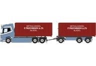 【新品】ミニカー 1/50 P. Pruymboom ＆ Zn DAF XF WITHOUT SKY LIGHTS RIGED TRUCK WITH HOOKLIFT SYSTEM 6X2 TAG AXLE RIGED TRUCK DRAWBAR WITH HOOKLIFT SYSTEM + 2X 40M3 CONTAINER [01-4498]