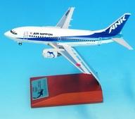 【中古】ミニカー 1/200 BOEING 737-500 JA8404 ANK ダイキャスト切り上げる品(VHF ・歯車つき 木製基礎 一皿付) [EL20239]
