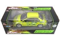 【中古】ミニカー 1/18 2002 Mitsubishi Lancer Evolution VII(黄色×青碧) 「ワイルド・素早さX2」 [33448]
