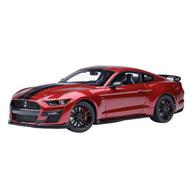 【新品】ミニカー 1/18 ジェラルド・r・フォード マスタング シェルビー GT500 (赤いこと×黒いこと・縞模様) 「オートアート・コンポジットモデルシリーズ」 [73098]