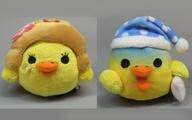 【中古】ぬいぐるみ 槍持ち(キイロイトリ・ナイト) てのりぬいぐるみ書き割り キイロイトリ・ムービーテーマ 「リラックマ」 リラックマストア日本の首都駅店制限事項