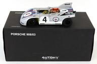 【中古】ミニカー 1/18 PORSCHE 908/03 NURBURGRING 1971 GOODYEAR #4(しろがね色×青碧×赤いこと) 「Signature」 [87181]