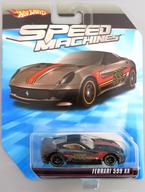 【中古】ミニカー 1/64 FERRARI 599 XX(ブラック) 「Hot Wheels SPEED MACHINES」 [T4413]｜ネットショップ駿河屋　店