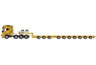 【新品】ミニカー 1/50 Steil VOLVO FH5 GLOBETROTTER XL 8X4 MANOOVR WITH 3 AXLE DOLLY - 7 AXLE [01-4694]