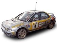 【新品】ミニカー 1/18 スバル インプレッサ 555 1999年 AA 電気回路・オブ・エール 勝ちえる B.Fisher/R.Kennedy #2 [5601]