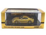 【中古】ミニカー 1/64 Toyota Supra A80 Top SECRET GT300(ゴールド) 日本の首都オート赤ちょうちん2025制限事項品 [IN64-A80TS-TAS25]