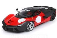【新品】ミニカー 1/18 Ferrari LaFerrari Test 2012 Open Diecast - Polifoam Base Rosso Corsa 322 And Matt Black EXCLUSIVE BBR 容れもの無 [BBR182236]