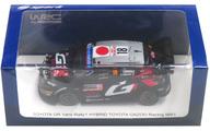 【中古】ミニカー 1/43 TOYOTA GR YARIS Rally 1 HYBRID TOYOTA GAZOO Racing WRT FIA WORLD RALLY AsahiKASEI #18(黒いこと×しろがね色×赤いこと) [FS49]