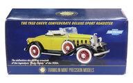 【中古】ミニカー 1/24 THE 1932 CHEVY CONFEDERATE DELUXE SPORT ROADSTER(黄色×黒いこと)
