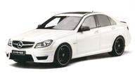 【中古】ミニカー 1/18 メルセデスベンツ C63 AMG サルーン W204(白いこと) [GTS166]