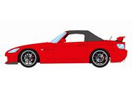 【新品】ミニカー 1/43 Honda S2000 (AP2) Type-S 2007 CE28S wheel(ニューフォーミュラレッド) [EM829E]｜ネットショップ駿河屋　店