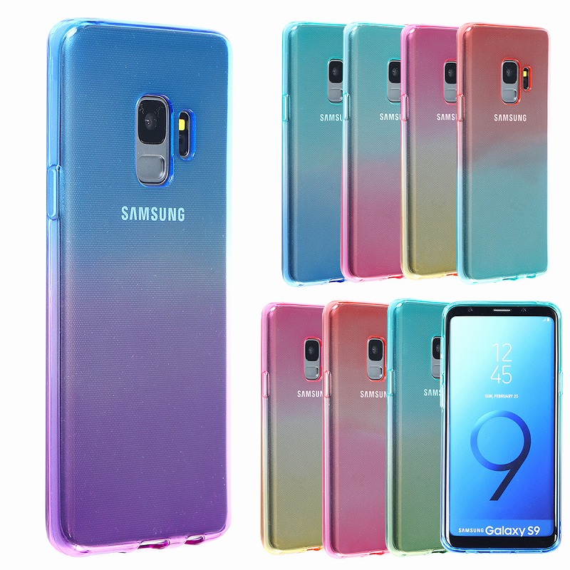 楽天市場 Galaxy S9 Tpu ケース ソフトケース クリアケース グラデーション ギャラクシィ エスナイン スマホケース 薄型 保護 耐衝撃 Docomo Au 国内正規メーカー Su Su Mu