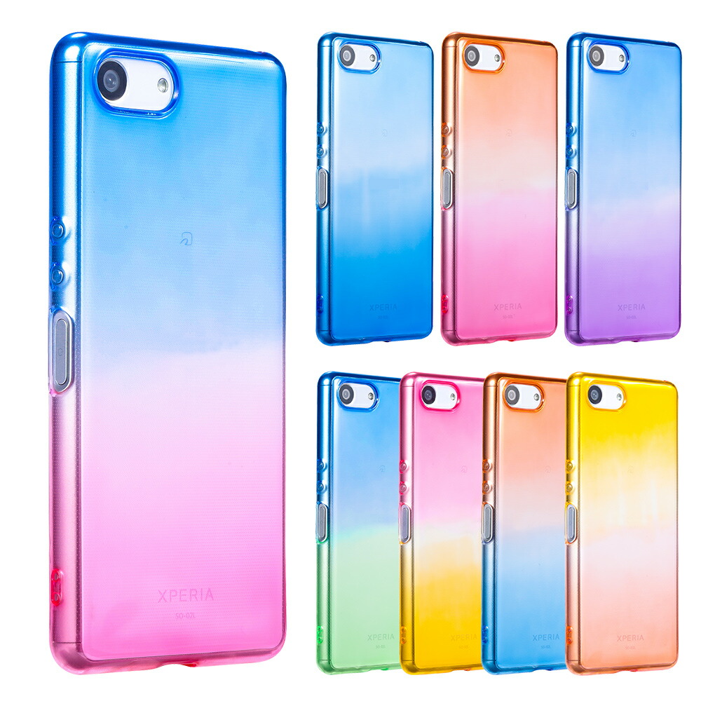 Susumu Xperia Ace Case Tpu Soft Case Cover Clear Case Gradation