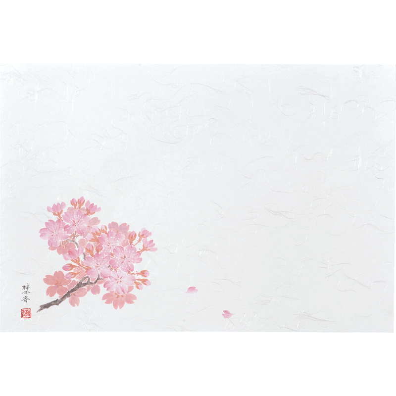 四季 紙夕ご飯引っ敷き100枚入5書き割り 調査報告引っ敷き(桜3～4月) / 返品代引不可 / えいむ 夕ご飯引っ敷き 紙製