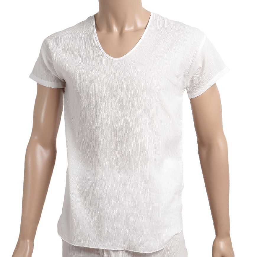 楽天市場 クレープ肌着 紳士 半袖 シャツ クレープ 2枚組 M Ll メンズ 男性 Tシャツ 紳士肌着 下着 綿100 夏 インナー 涼しい 吸汗速乾 Uネック M L Ll すててこねっと