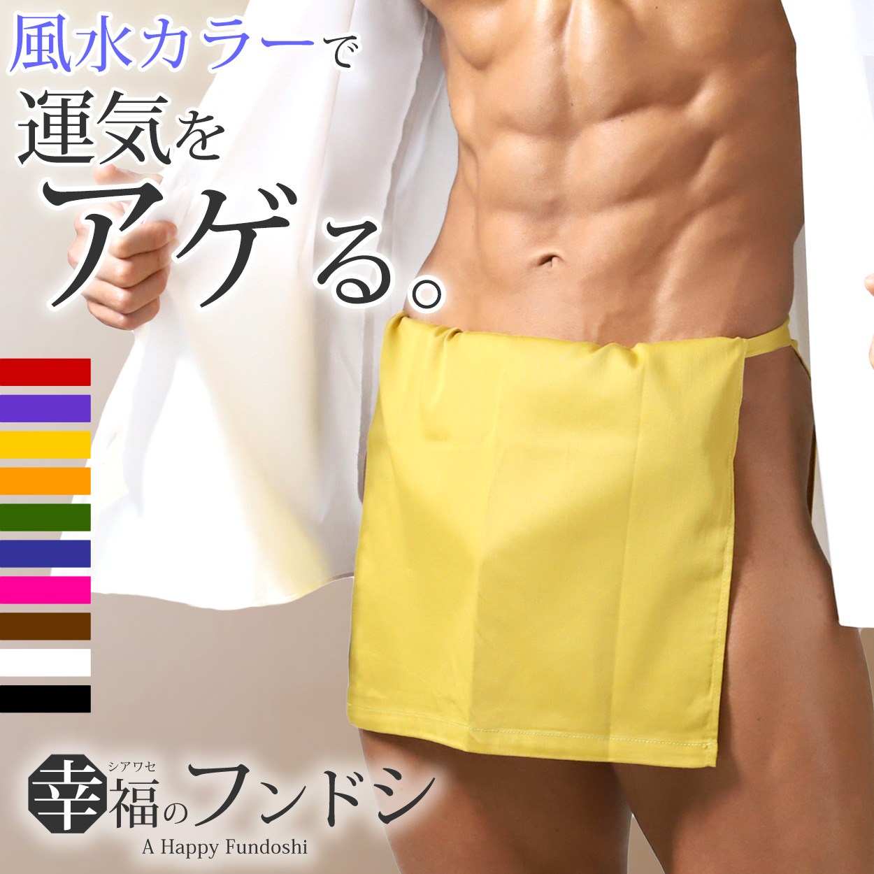 楽天市場】ふんどし メンズ 綿100％ 下着 インナー 越中褌 風水カラー