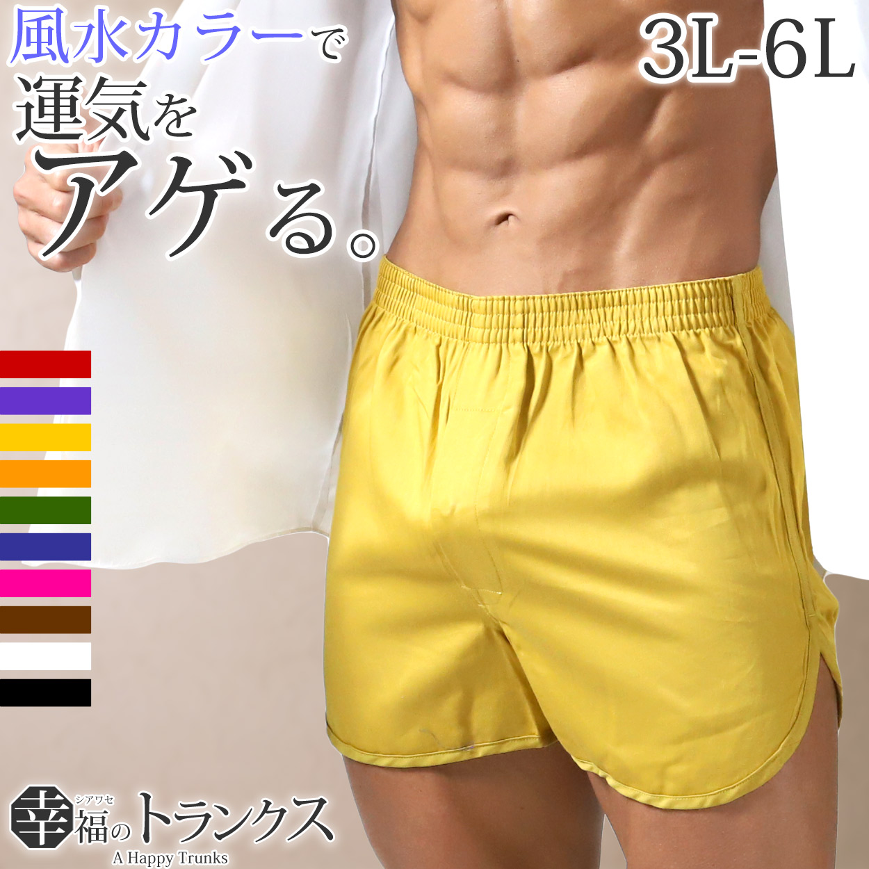 楽天市場】トランクス メンズ 綿100% 前開き 大きいサイズ 下着