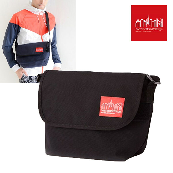 Manhattan Portage マンハッタンポーテージ ショルダーバッグ バッグ 正規販売店 メンズ レディース ウエストバッグ ボディバッグ 斜め掛け カジュアル おしゃれ メッセンジャーバッグ シンプル 中学生 高校生 大学生 学生 ブラック S