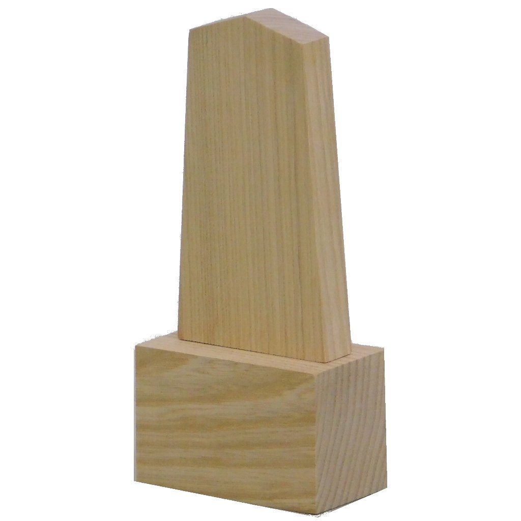 位牌 3.5寸 オリジナル 天童将棋駒 ナチュラル仕上 3.5 1名分付 送料無料 15.4cm 名入れ おしゃれ 仏具 仏壇 9,500円