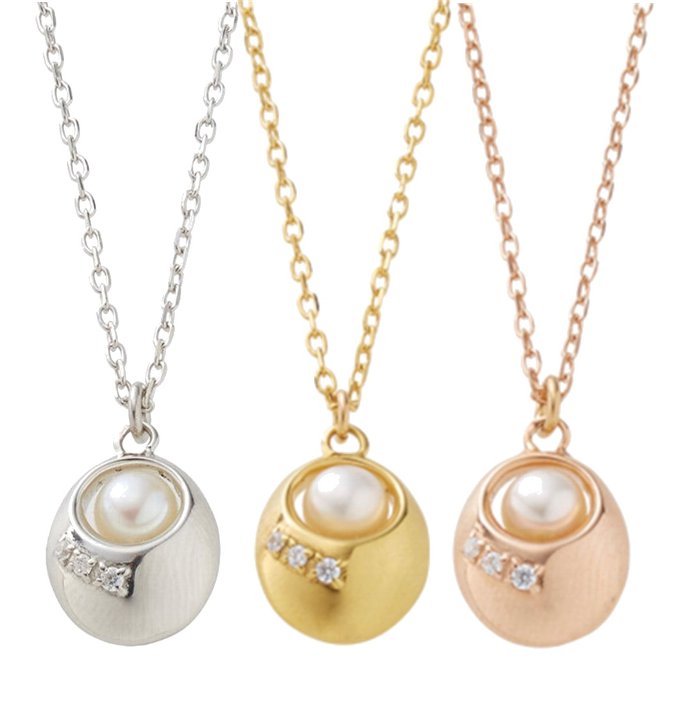 メモリージュエリー パール NORIKA Jewelry プラチナ イエロー ピンク 送料無料 ペンダント 遺骨 手元供養