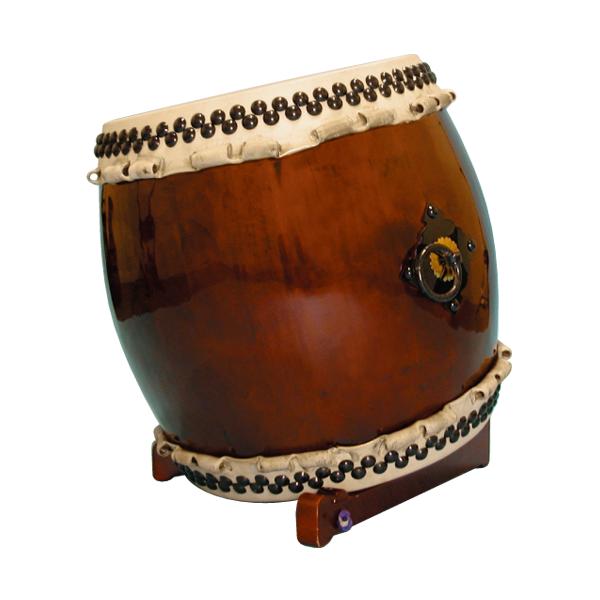 楽天市場】締太鼓 35cm（ボルト）くりぬき胴 立台座セット : 諏訪工芸