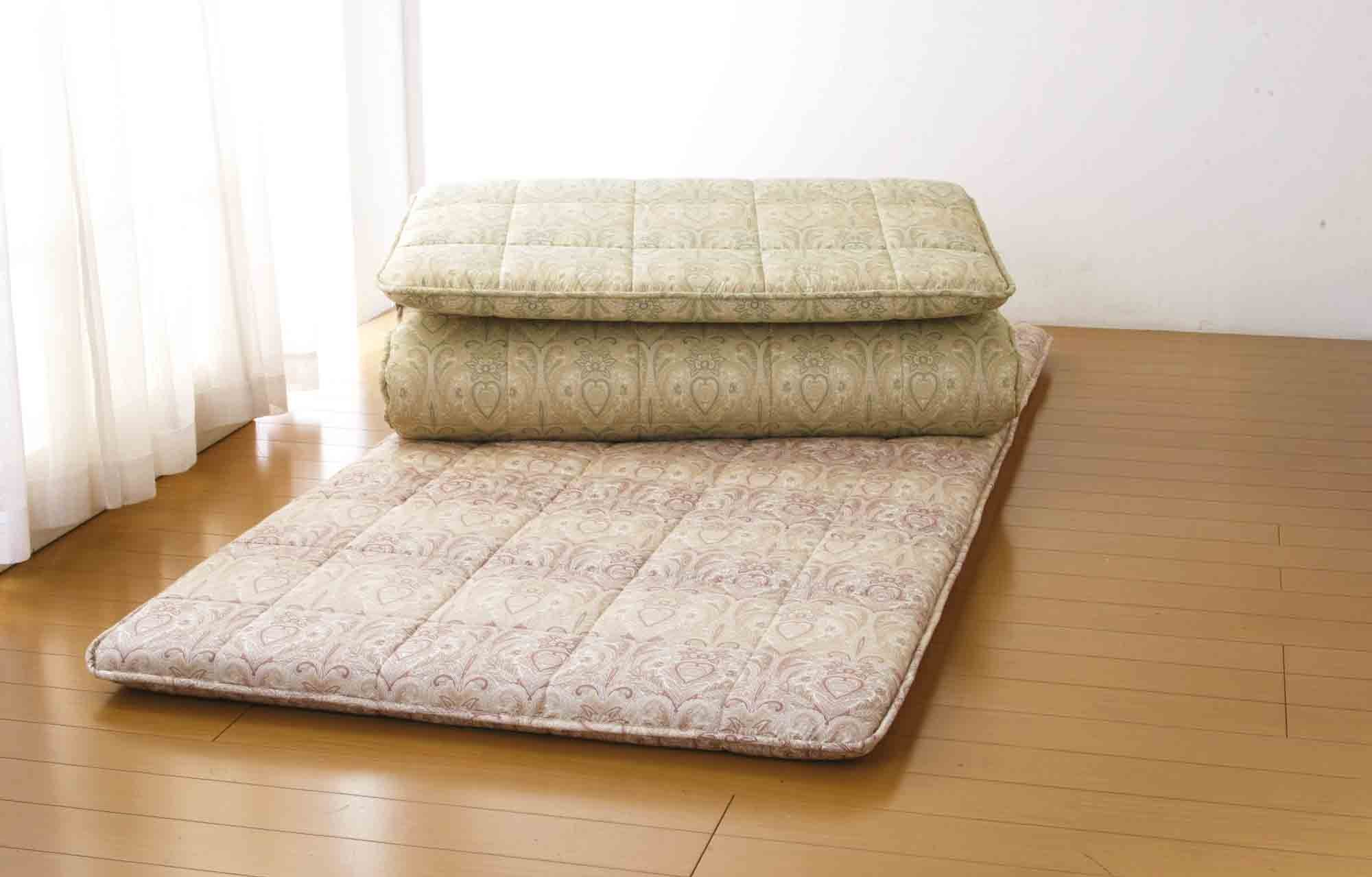 3層敷布団 キャメル＆ウール シングルロング 100×210ｃｍ 羊毛 ラクダ ふかふか 軽い 軽量 寝具 腰痛 寝返り ふっくら やわらか オールシーズン