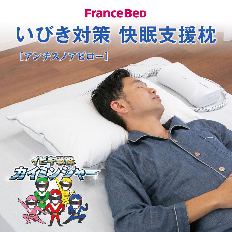 23350円 誕生日プレゼント \ポイント10倍 フランスベッド いびき対策 快眠支援枕 アンチスノアピロー ギフトラッピング無料 まくら 自分へのご褒美