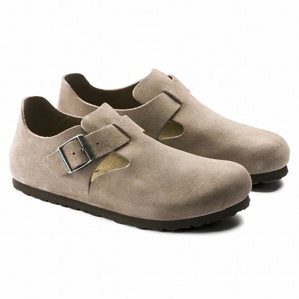 国内規則尊厳さ レンジ ナロー ビルケンシュトック 大ロンドン Birkenstock London トープ 返品 付替える不可 Loadedcafe Com