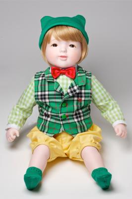 ぬいぐるみ 人形 着せ替え人形日本製 赤ちゃん人形ロイヤルベビー ニコルg グリーン 人形の鈴勝 プレゼント ギフト 贈り物 贈答品にもおススメです