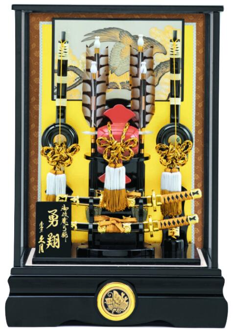 楽天市場】送料無料久月作 吉祥紋箙(えびら) 本藤 太刀付き マホ塗