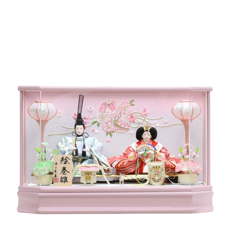 楽天市場】送料無料 東玉作 雛人形 衣装着親王 アクリルケース飾り