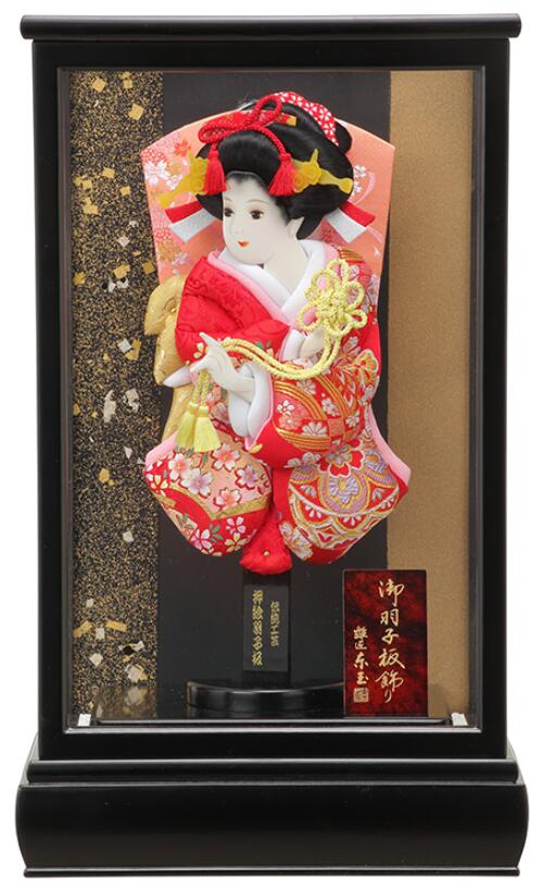 楽天市場】送料無料 東玉作 10号 羽子板飾り 【久寿玉/撫子】 〈モダン