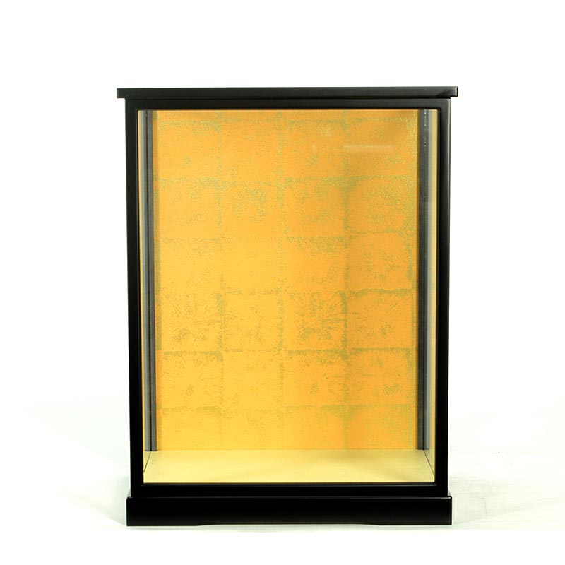 楽天市場】東玉 かぶせ式ガラスケース221 黒枠・金バック各種お人形