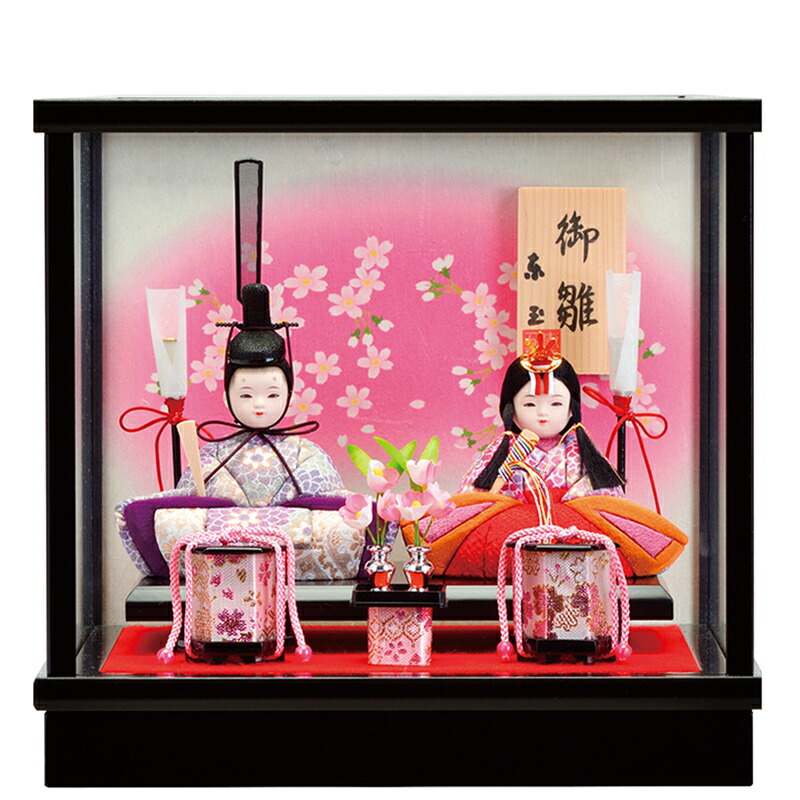 お雛様 親王飾り 木目込 大内人形 台付き 美品 707 木目込 親王飾り ほのかシリーズ 4HR-M56-Z | 木目込飾り