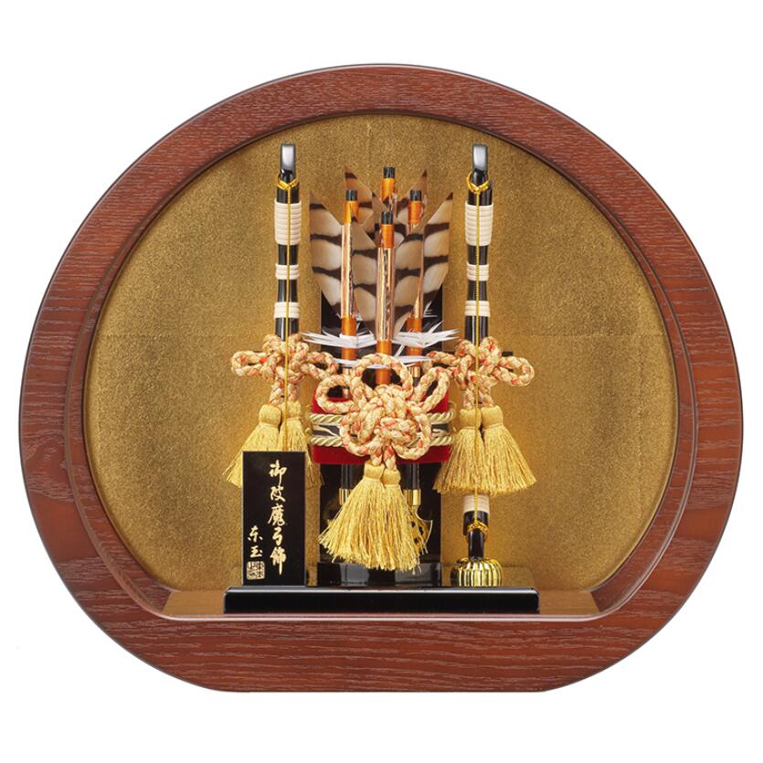 美品！ガラスケース入五月人形［馬上大将］節句白馬弓矢百貨店購入 楽天市場】送料無料 久月監製 津田蓬生作 五月人形 武者人形 弓勢 8号