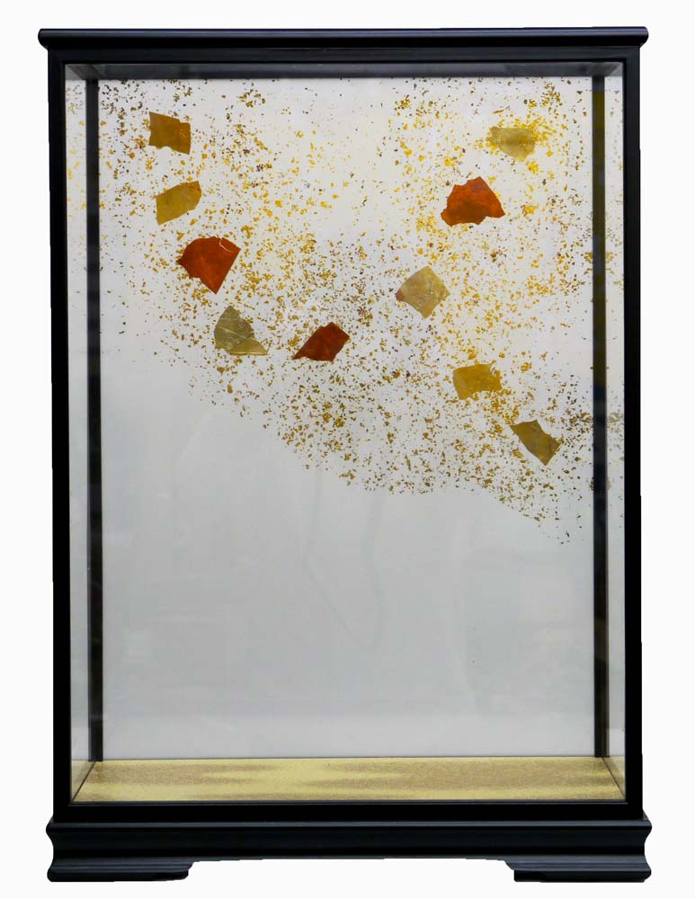 楽天市場】送料無料吉田吉貞作 面取りガラスケース(黒塗りカブセ)入り