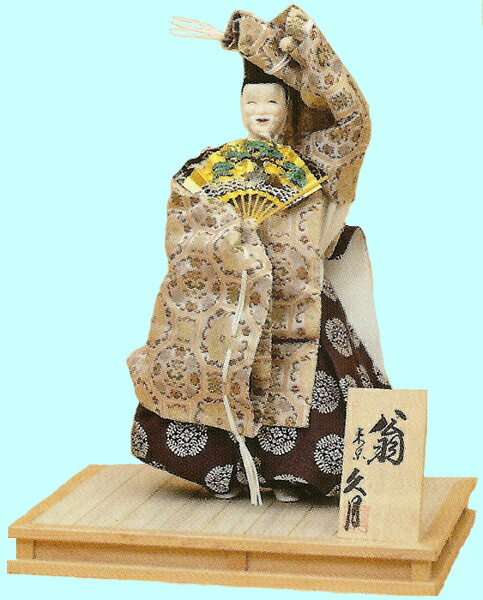 楽天市場】久月監製 二条静扇作 日本人形（能人形） 熊野