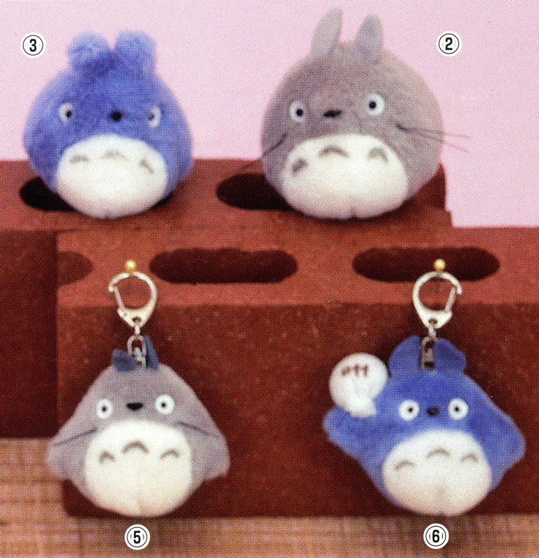 totoro keychain plush