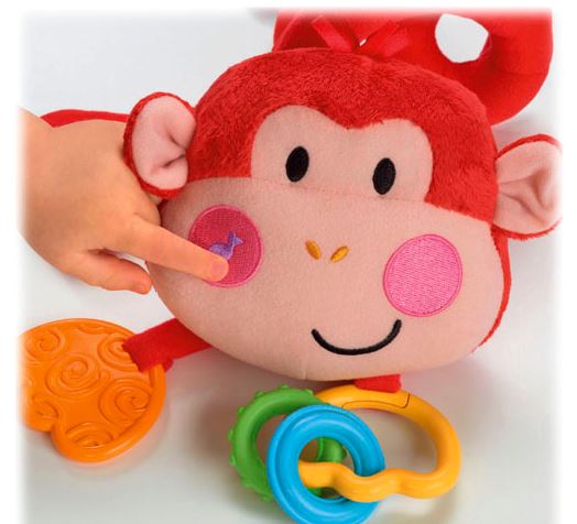 musical monkey baby toy