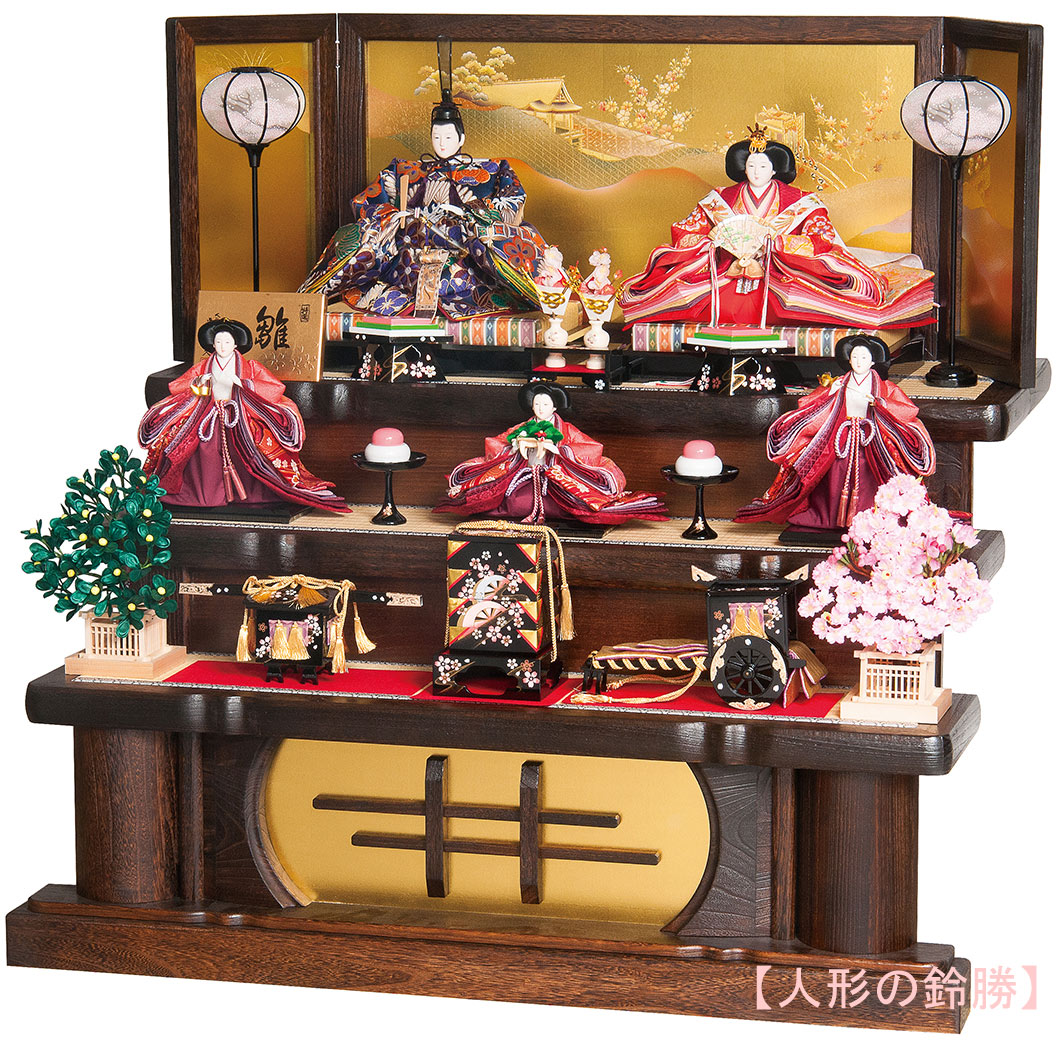 パーティを彩るご馳走や 三段飾り おひなさま おひな様 お雛さま お雛様 平安豊久作 雛人形 衣装着五人揃い 木製三段飾り 光彩 送料無料 お雛飾り 3段飾り ３人官女 三人官女 衣裳着 桃の節句 三月三日 ひなまつり 雛祭り お姫様 お内裏様 おひな飾り Dgb Gov Bf