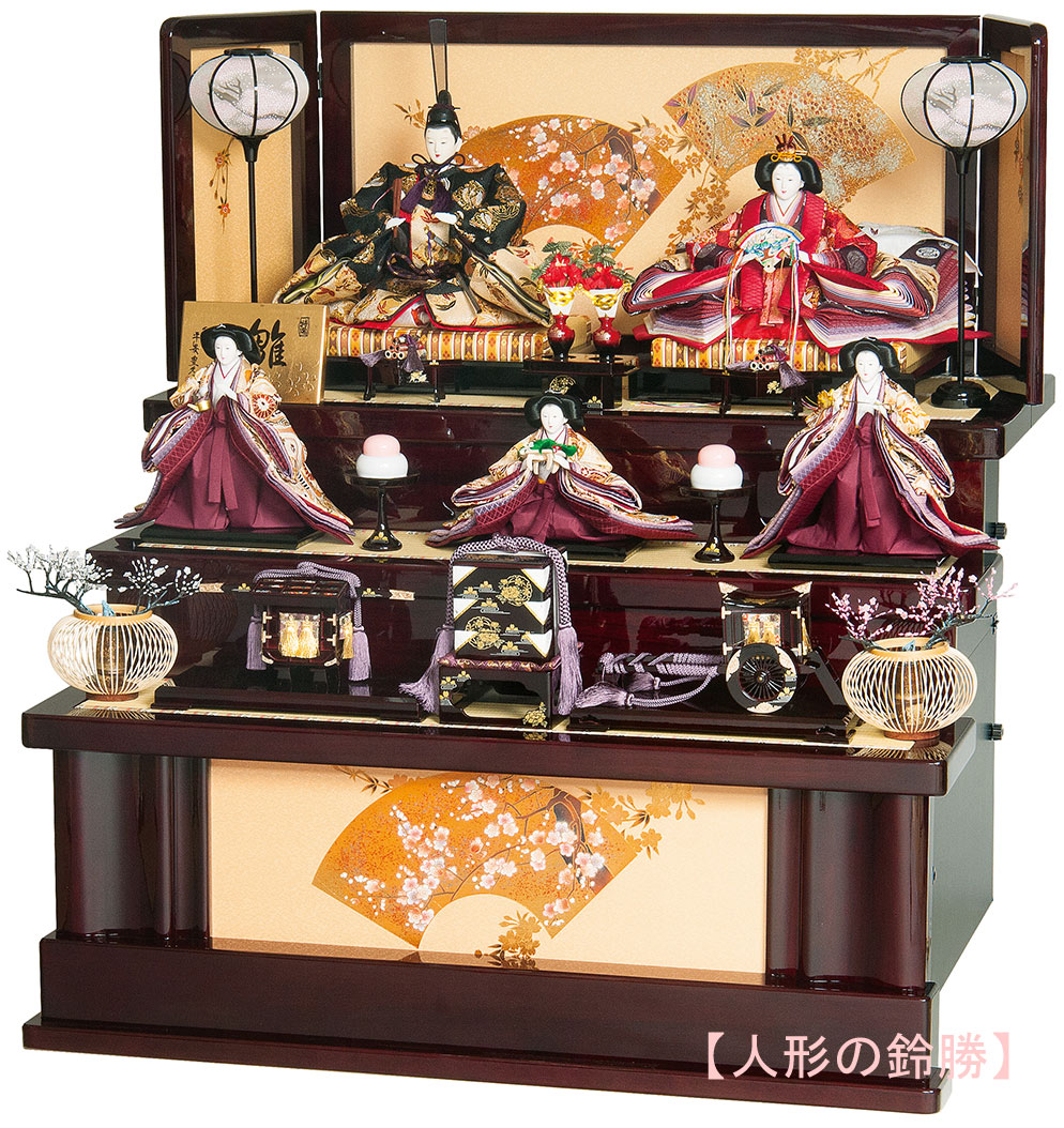 15年以上前希少品】五月人形 こどもの日 焼桐・新山水